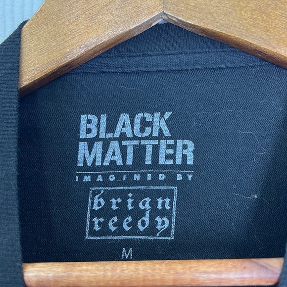 Black Matter - Skeleton With Hourglass Stomach Graphic Black And White T Shirt M - Picture 7 of 8